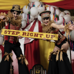 hire circus stilt walkers